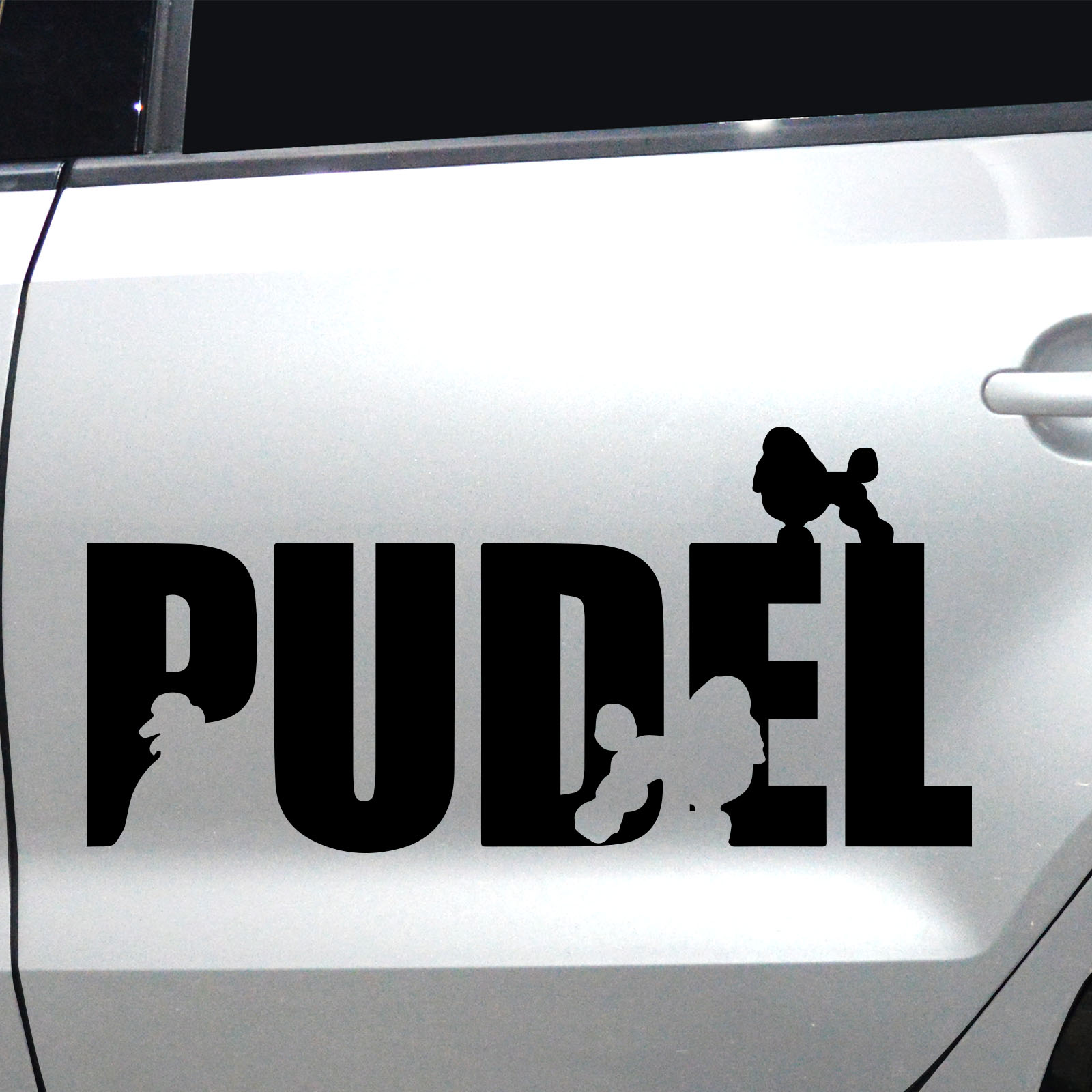 Autoaufkleber Pudel – Bild 8