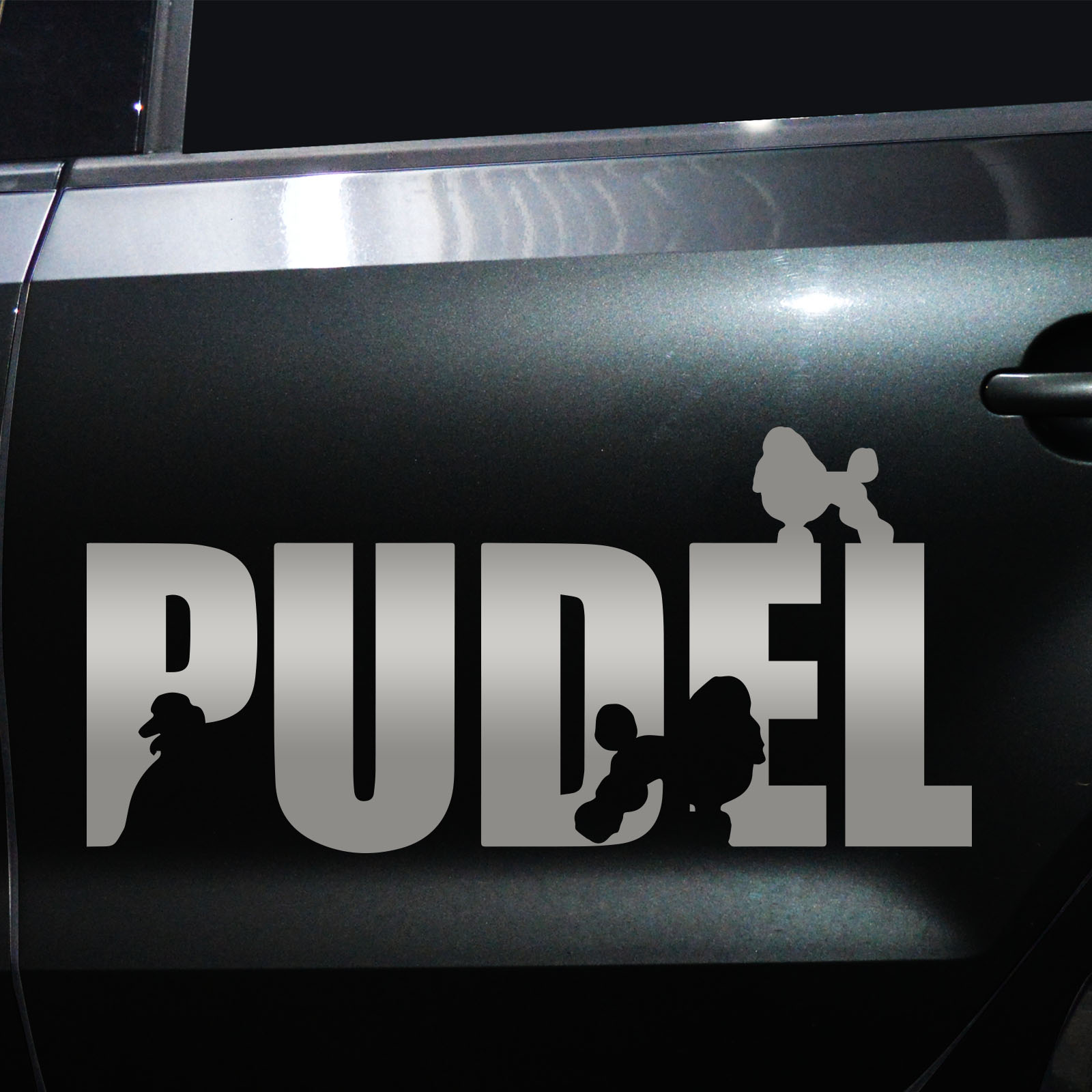 Autoaufkleber Pudel – Bild 9