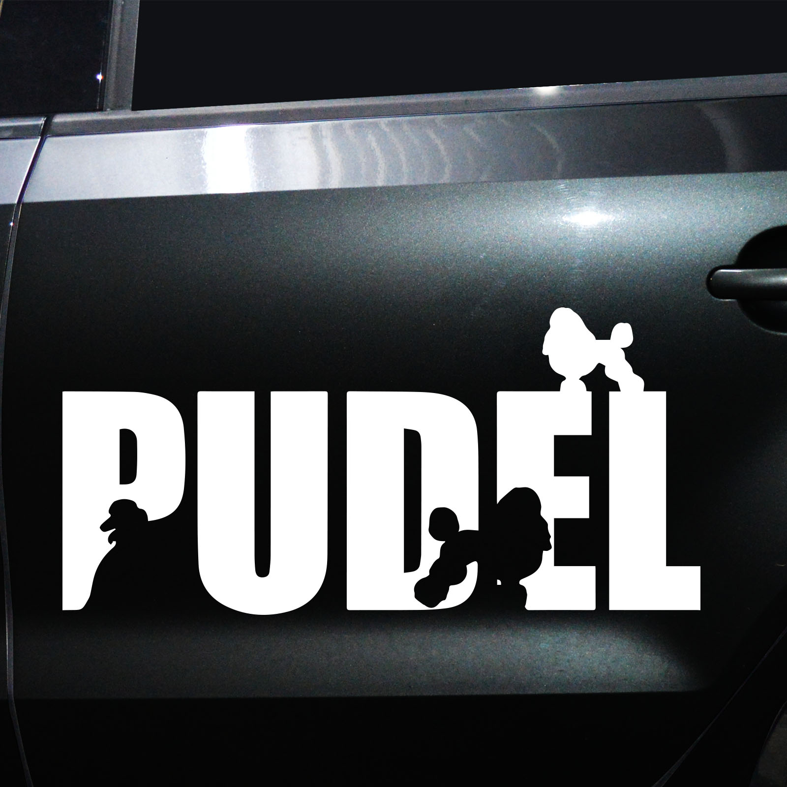 Autoaufkleber Pudel – Bild 11