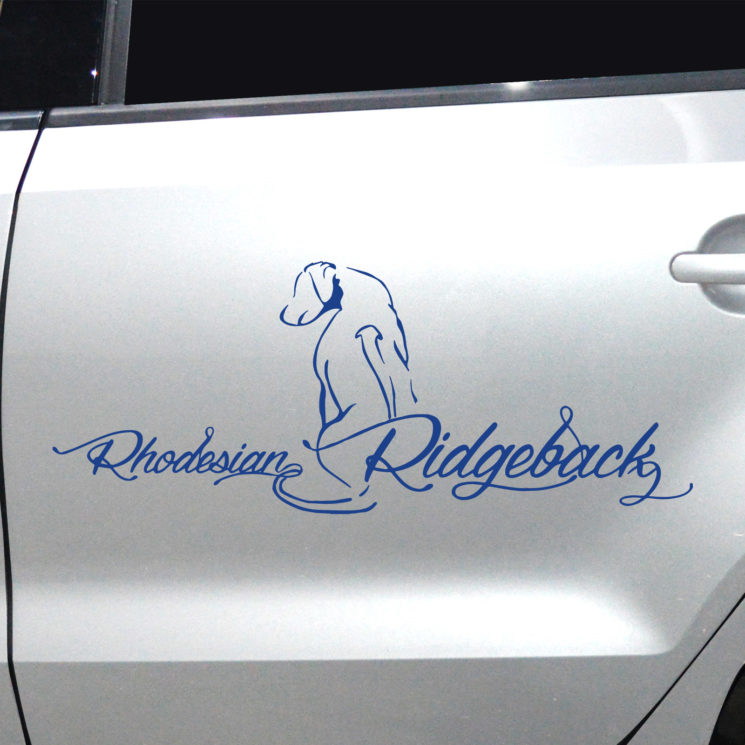 Autoaufkleber Rhodesian Ridgeback M2 – Bild 7