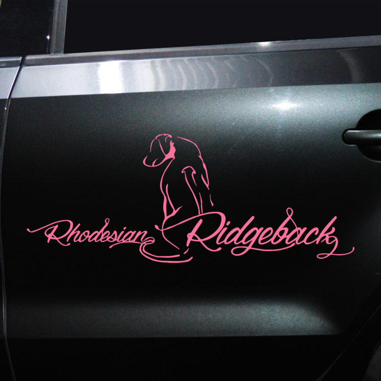 Autoaufkleber Rhodesian Ridgeback M2 – Bild 10