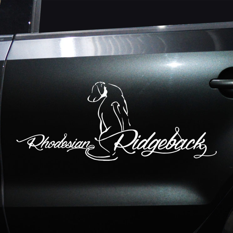 Autoaufkleber Rhodesian Ridgeback M2 – Bild 11