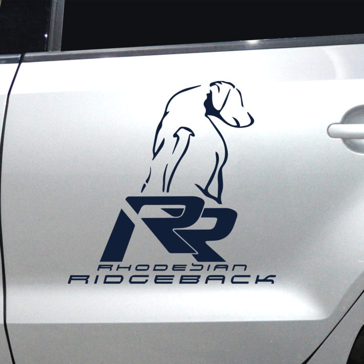 Autoaufkleber Rhodesian Ridgeback M4 – Bild 2