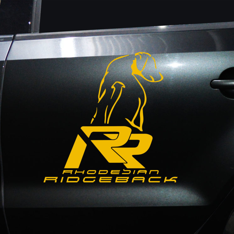 Autoaufkleber Rhodesian Ridgeback M4 – Bild 3