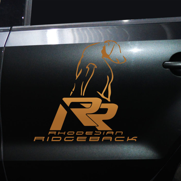 Autoaufkleber Rhodesian Ridgeback M4 – Bild 4