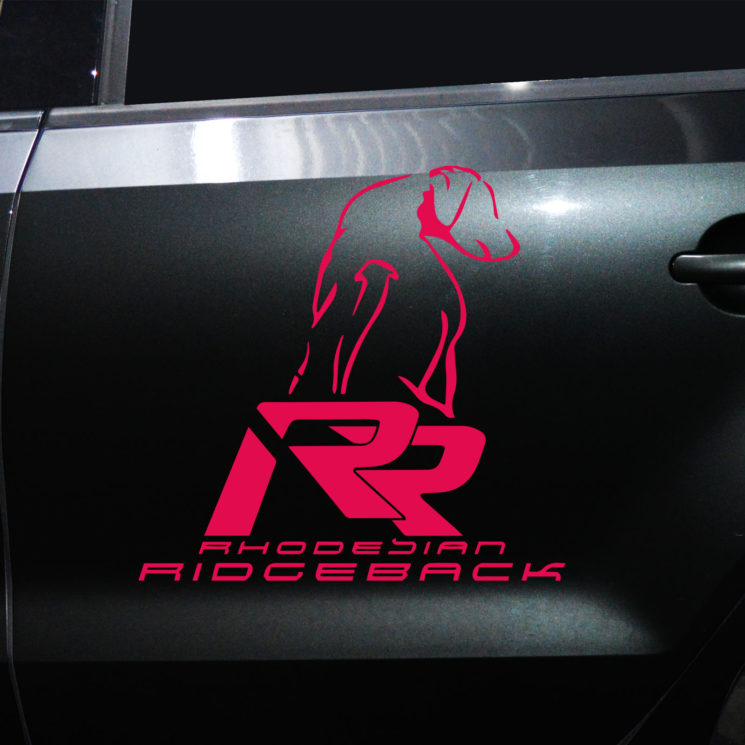Autoaufkleber Rhodesian Ridgeback M4 – Bild 5