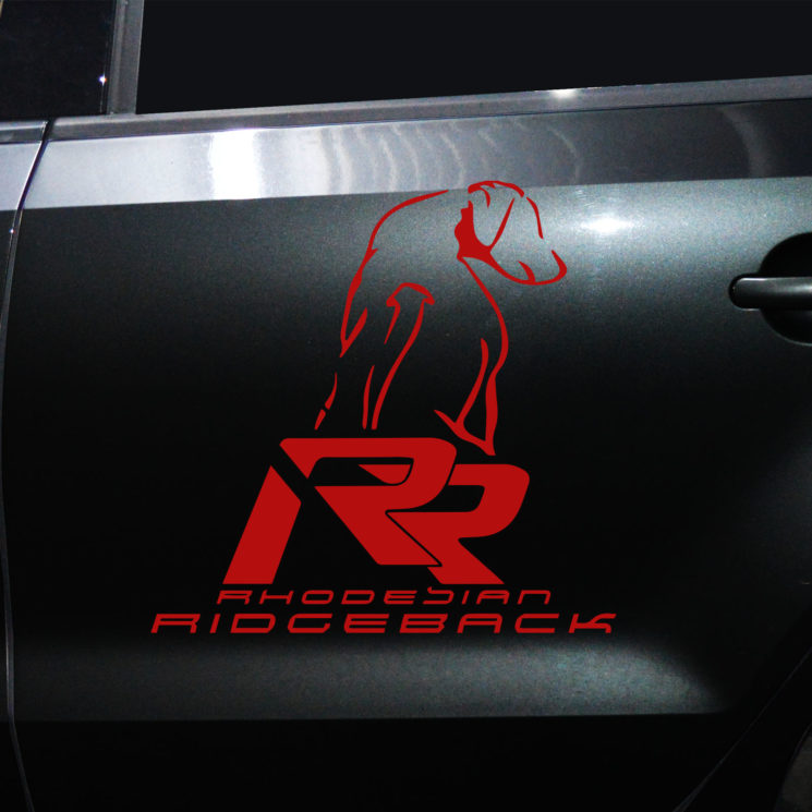 Autoaufkleber Rhodesian Ridgeback M4 – Bild 6