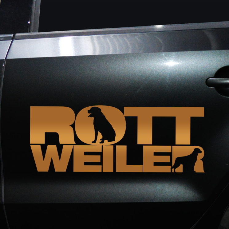 Autoaufkleber Rottweiler – Bild 4