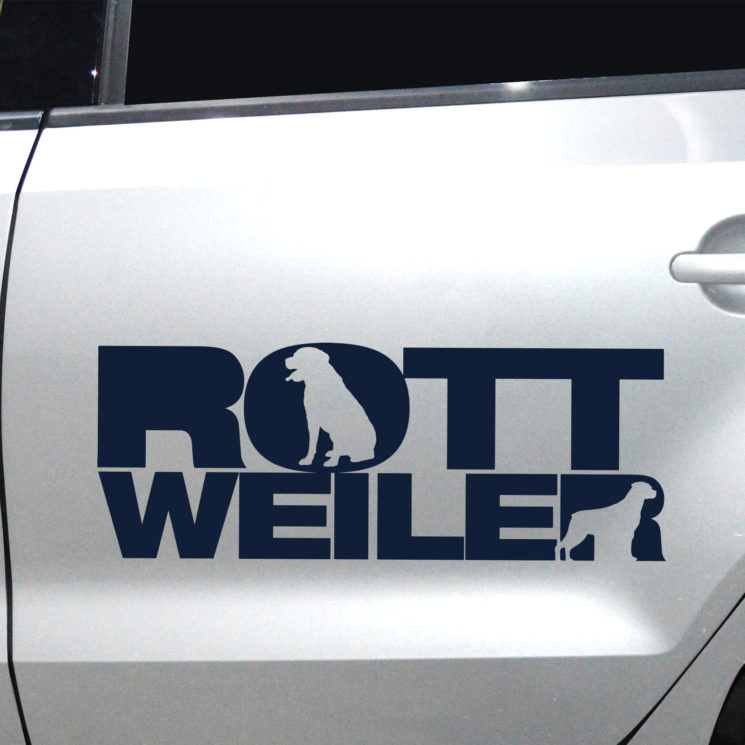 Autoaufkleber Rottweiler – Bild 2