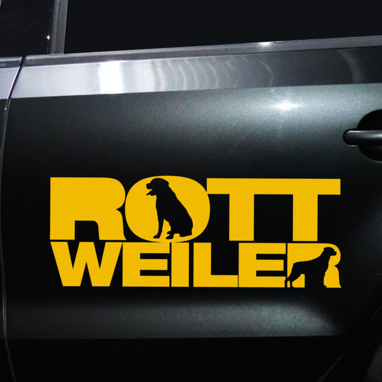 Autoaufkleber Rottweiler – Bild 3