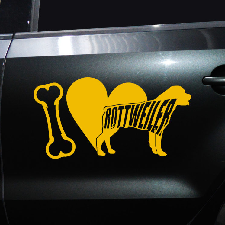 Autoaufkleber Rottweiler – Bild 10