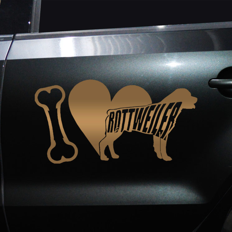 Autoaufkleber Rottweiler – Bild 9
