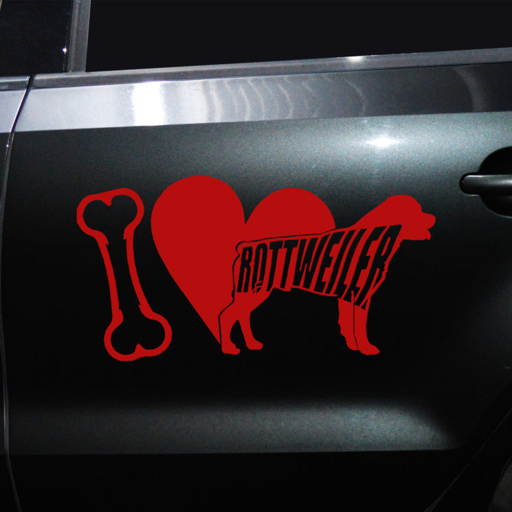 Autoaufkleber Rottweiler – Bild 7