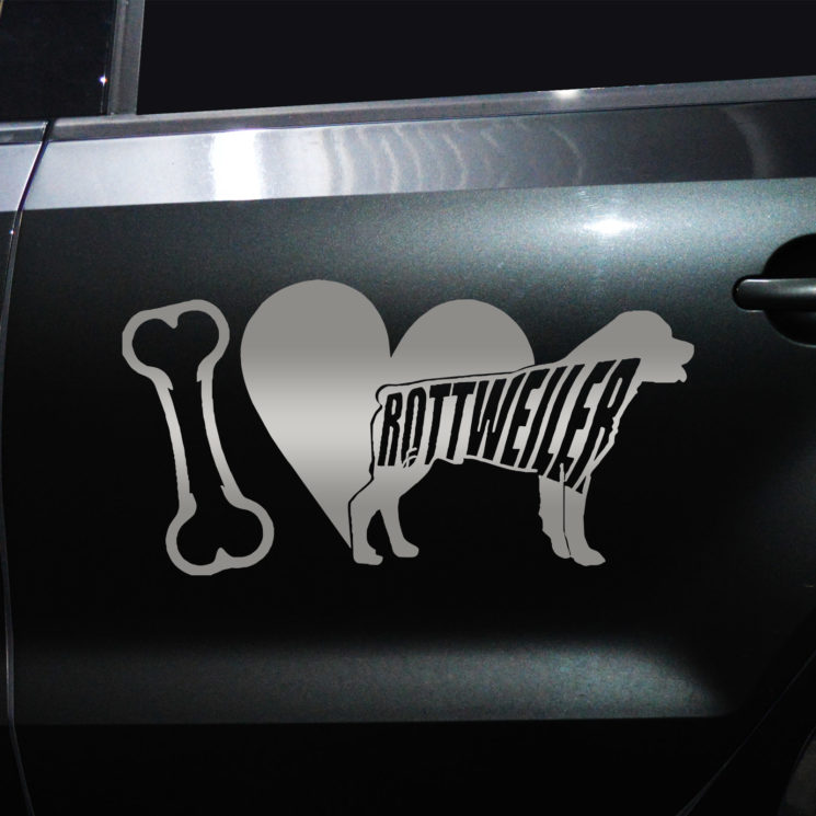Autoaufkleber Rottweiler – Bild 4