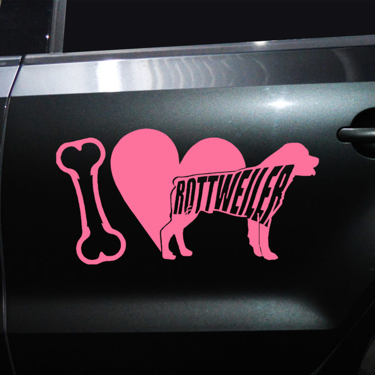 Autoaufkleber Rottweiler – Bild 3