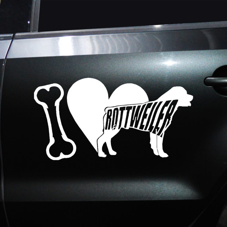 Autoaufkleber Rottweiler – Bild 2