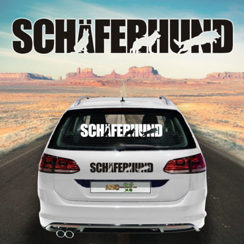 Autoaufkleber Schäferhund