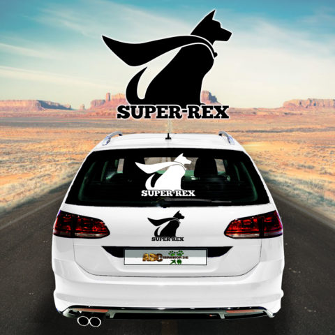 Autoaufkleber Schäferhund