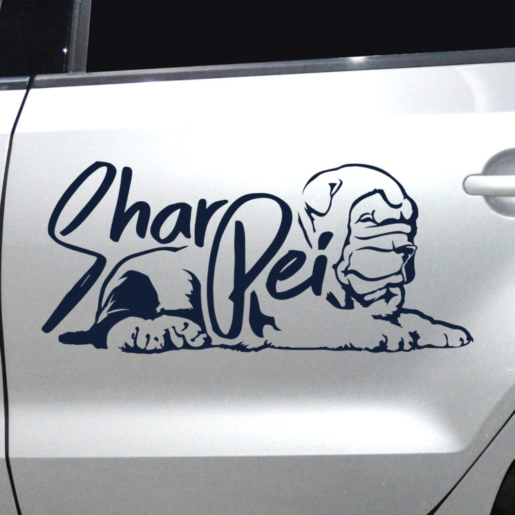Autoaufkleber Shar-Pei – Bild 2