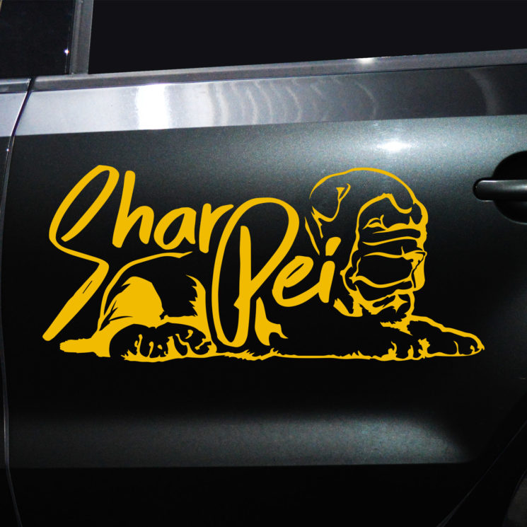 Autoaufkleber Shar-Pei – Bild 3