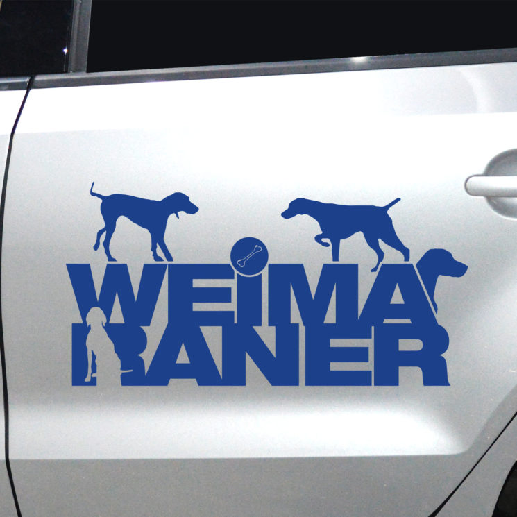 Autoaufkleber Weimaraner – Bild 7