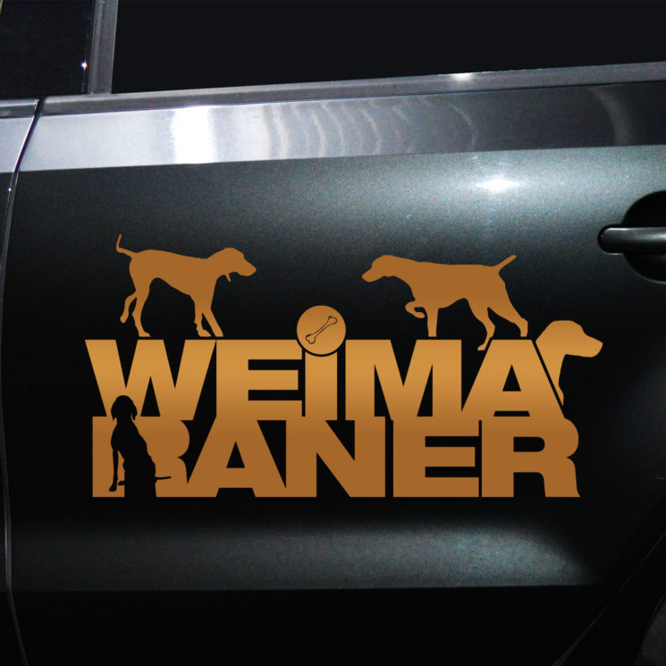 Autoaufkleber Weimaraner – Bild 10