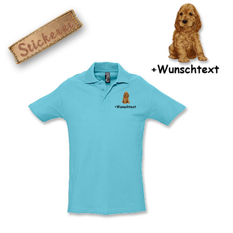 Poloshirt English Cocker Spaniel – Bild 3