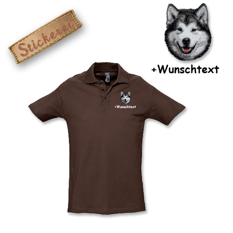 Poloshirt Alaskan Malamute – Bild 17