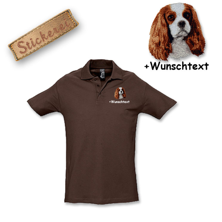 Poloshirt Cavalier King Charles Spaniel – Bild 16