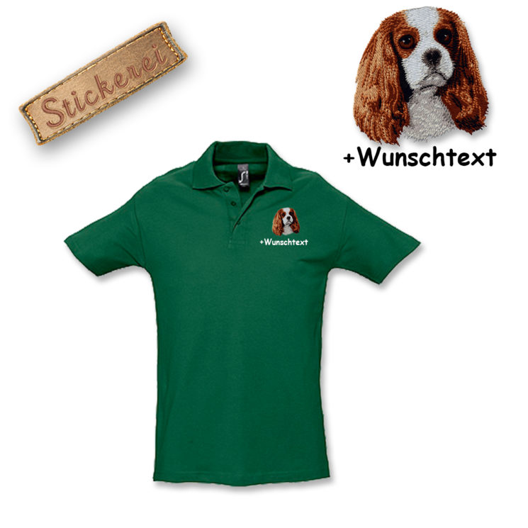 Poloshirt Cavalier King Charles Spaniel – Bild 14