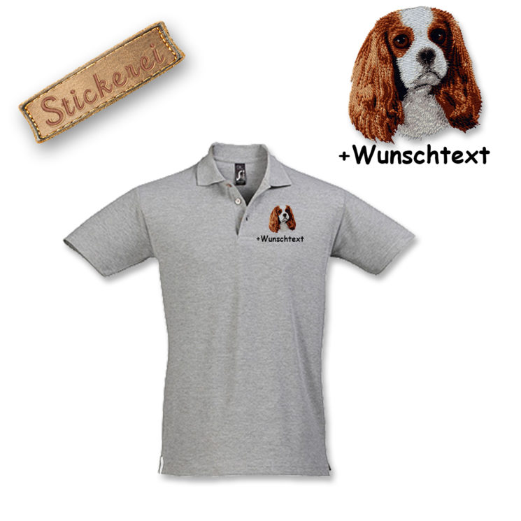 Poloshirt Cavalier King Charles Spaniel – Bild 13