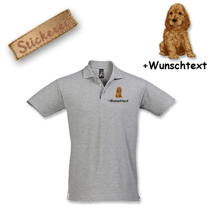 Poloshirt English Cocker Spaniel – Bild 6