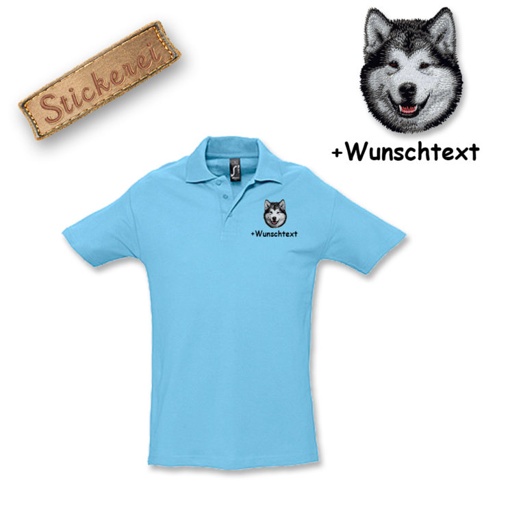 Poloshirt Alaskan Malamute – Bild 13