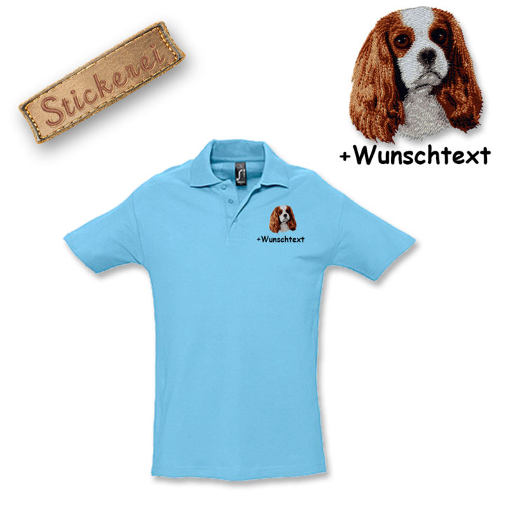 Poloshirt Cavalier King Charles Spaniel – Bild 12