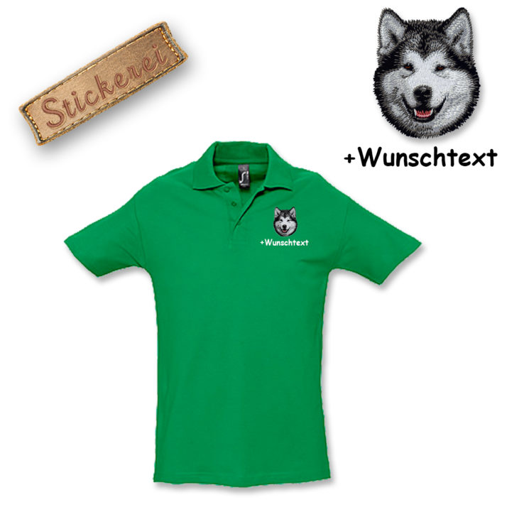 Poloshirt Alaskan Malamute – Bild 12