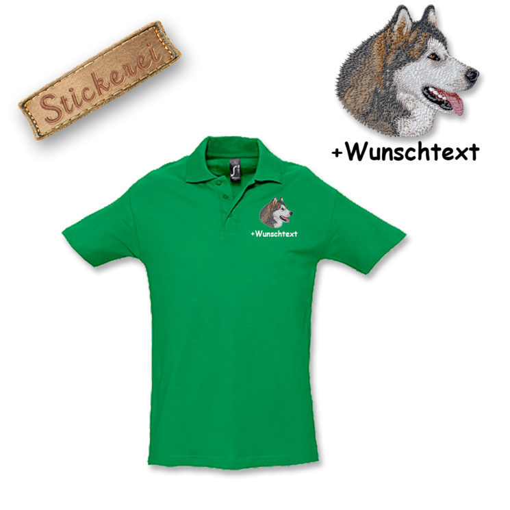 Poloshirt Alaskan Malamute – Bild 12