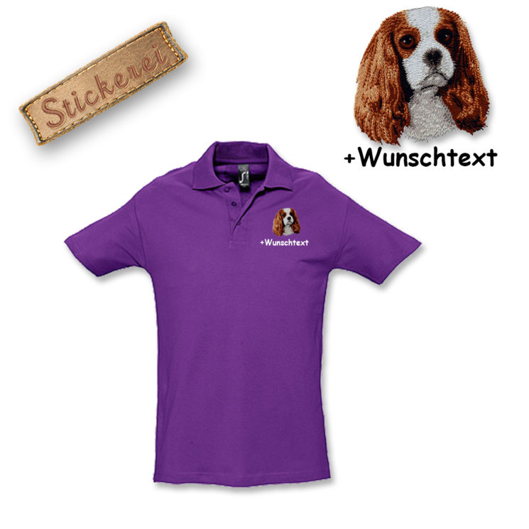 Poloshirt Cavalier King Charles Spaniel – Bild 10