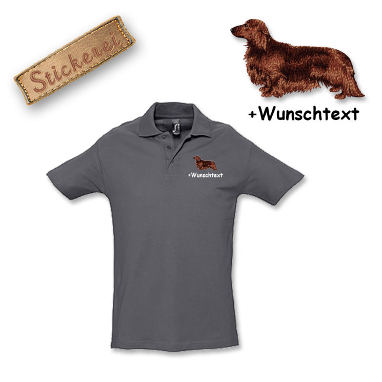 Poloshirt Dackel – Bild 8