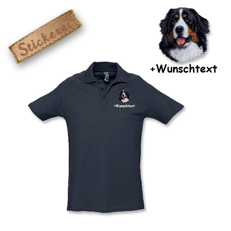 Poloshirt Berner Sennenhund – Bild 7