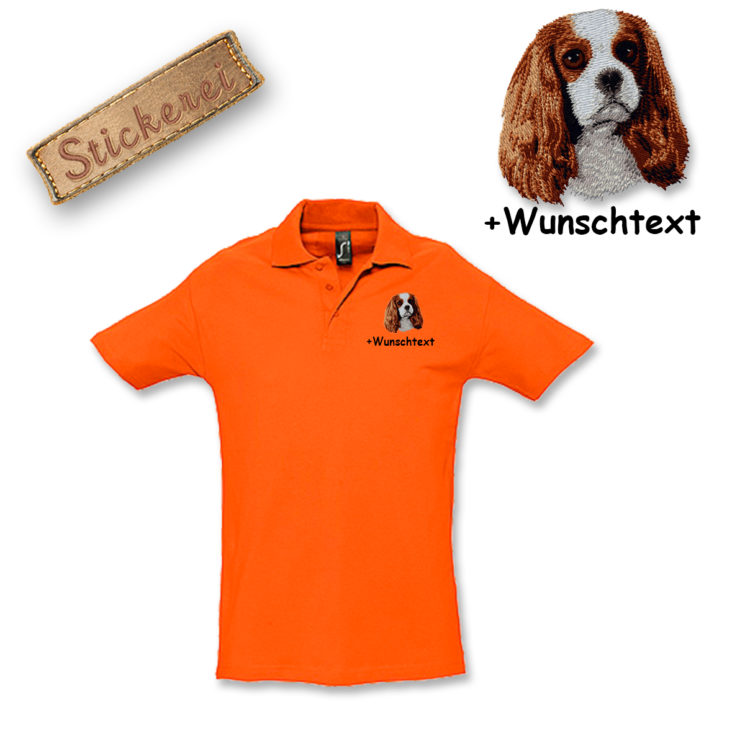 Poloshirt Cavalier King Charles Spaniel – Bild 6