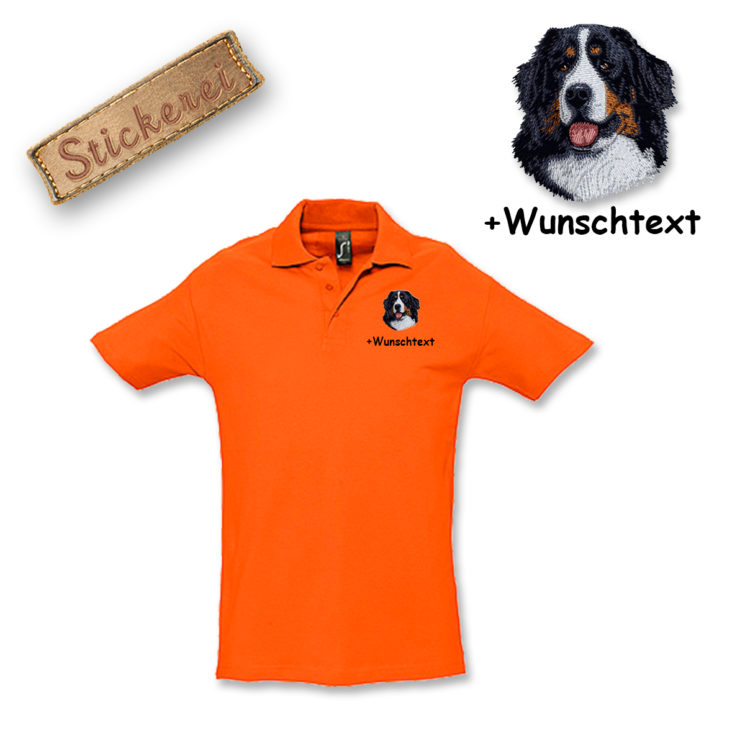 Poloshirt Berner Sennenhund – Bild 6