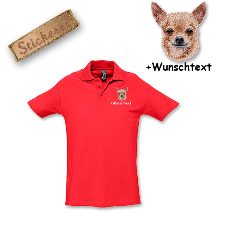 Poloshirt Chihuahua – Bild 4