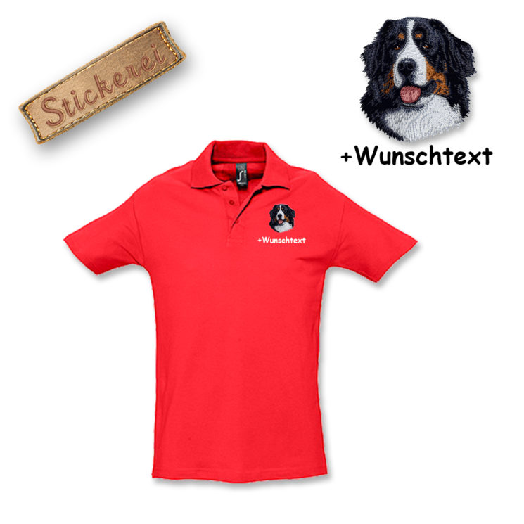 Poloshirt Berner Sennenhund – Bild 4