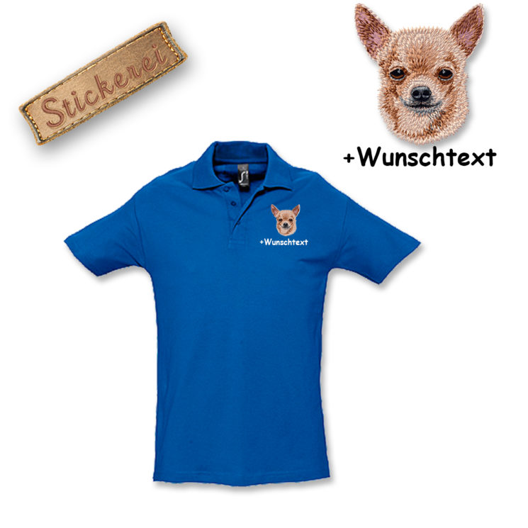 Poloshirt Chihuahua – Bild 3
