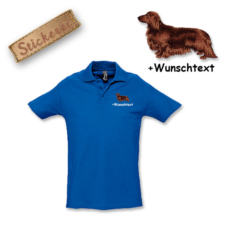 Poloshirt Dackel – Bild 3