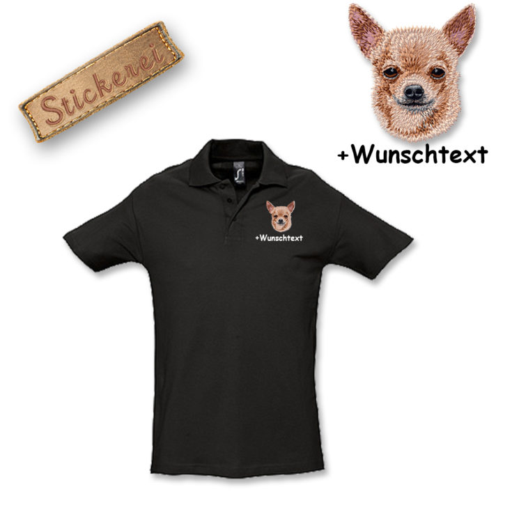 Poloshirt Chihuahua – Bild 2