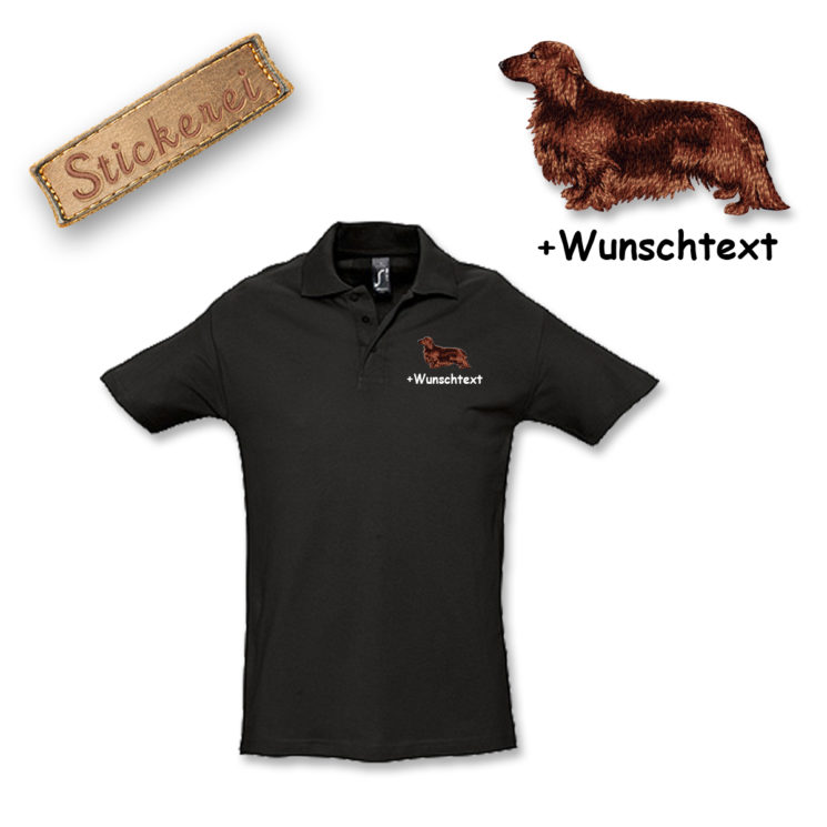 Poloshirt Dackel – Bild 2