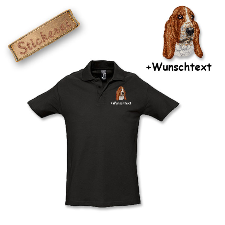 Poloshirt Basset – Bild 2