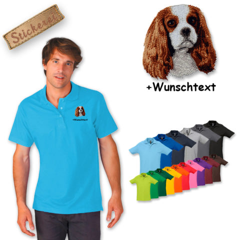 Poloshirt Cavalier King Charles Spaniel