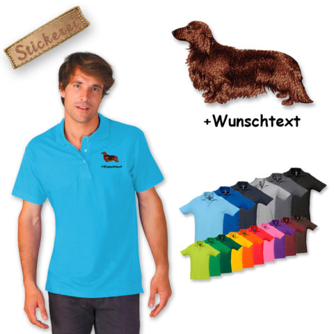 Poloshirt Dackel